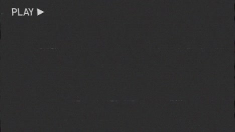 videocassette recorder vcr play animation. vhs defects, artifacts and noise. glitches of old damaged tape cassettes. static tv noise. retro vintage background.
