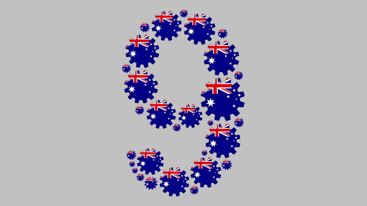 오스트레일리아의 숫자 9