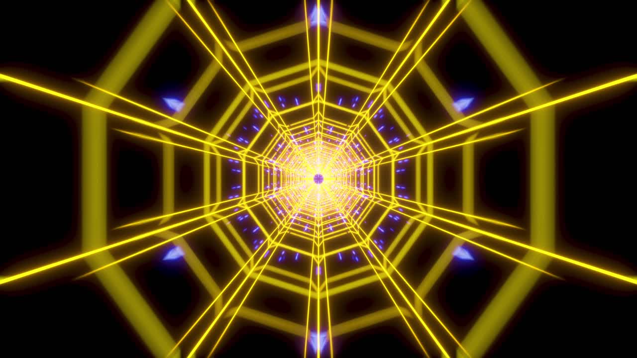 volo in astratto sci-fi tunnel video in loop verticale