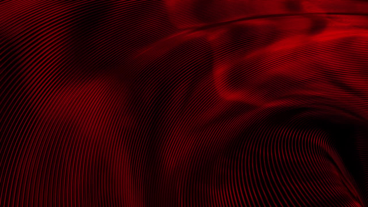 Colorful red moving soft metal lines abstract background