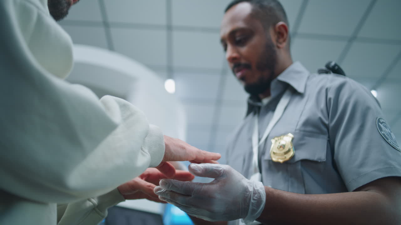 control de seguridad del aeropuerto