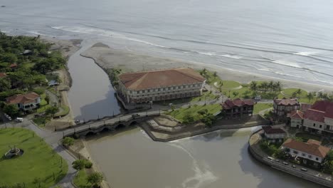 la casas filipinas de acuzar is a resort style hotel complex with beach activities. the buildings were built by spanish settlers more than 100 years ago and have been restored