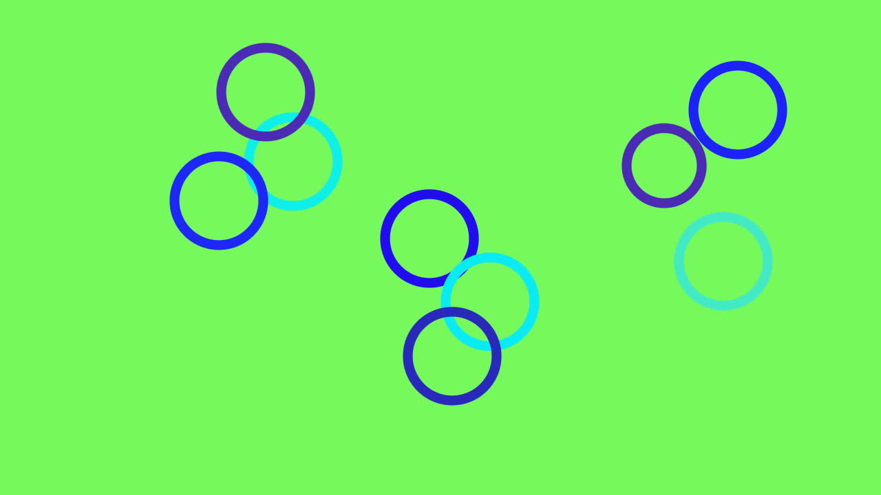 Festive background. Animation, background from rings