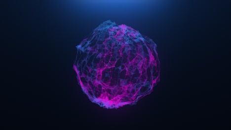 abstract glowing sphere