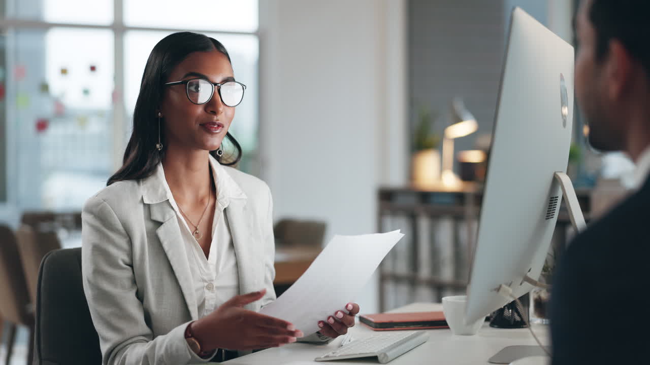 Interview, human resources with business people