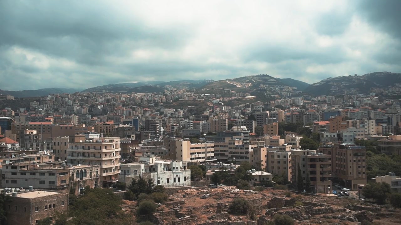 Una vista un po' più ampia dalla città di Beirut