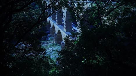 puente del jardín entre la naturaleza