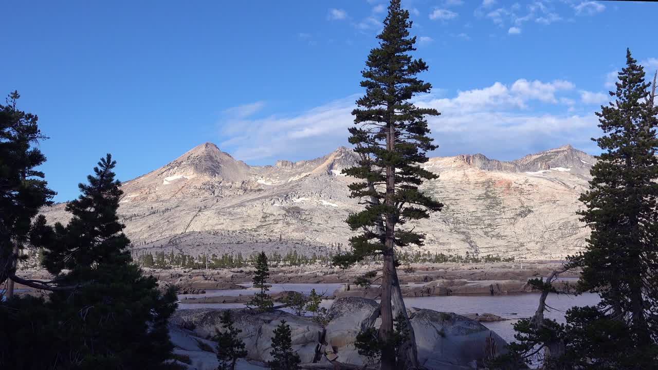 Time lapse shot of the Desolation Wilderness in the Sierra Nevada mountains California