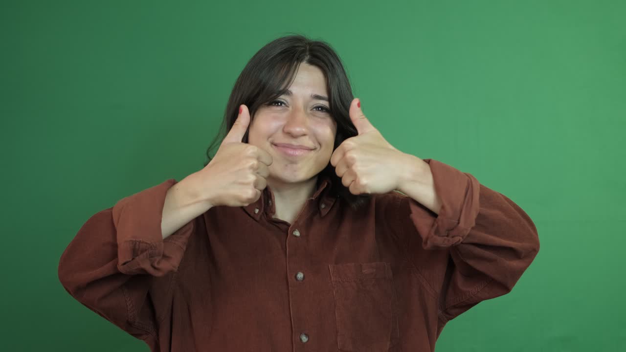 신호를 주는 소녀