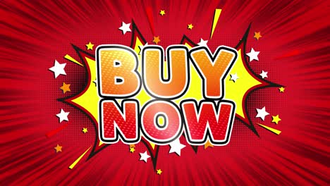 buy now comic graphic design