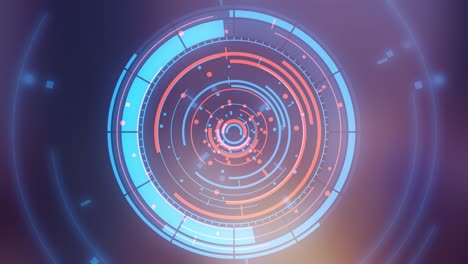 pantalla de hud de tecnología