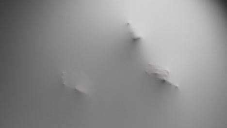 a creepy silhouette of a woman appears from the white surface