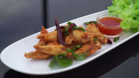 fried-chicken-wings-with-herbs