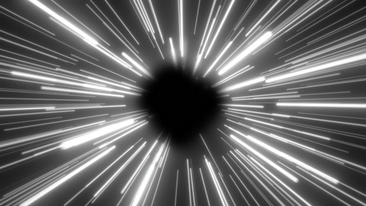 Minimalist data stream of white neon light streaks on black background, perfect for clean technology overlays and modern digital backgrounds