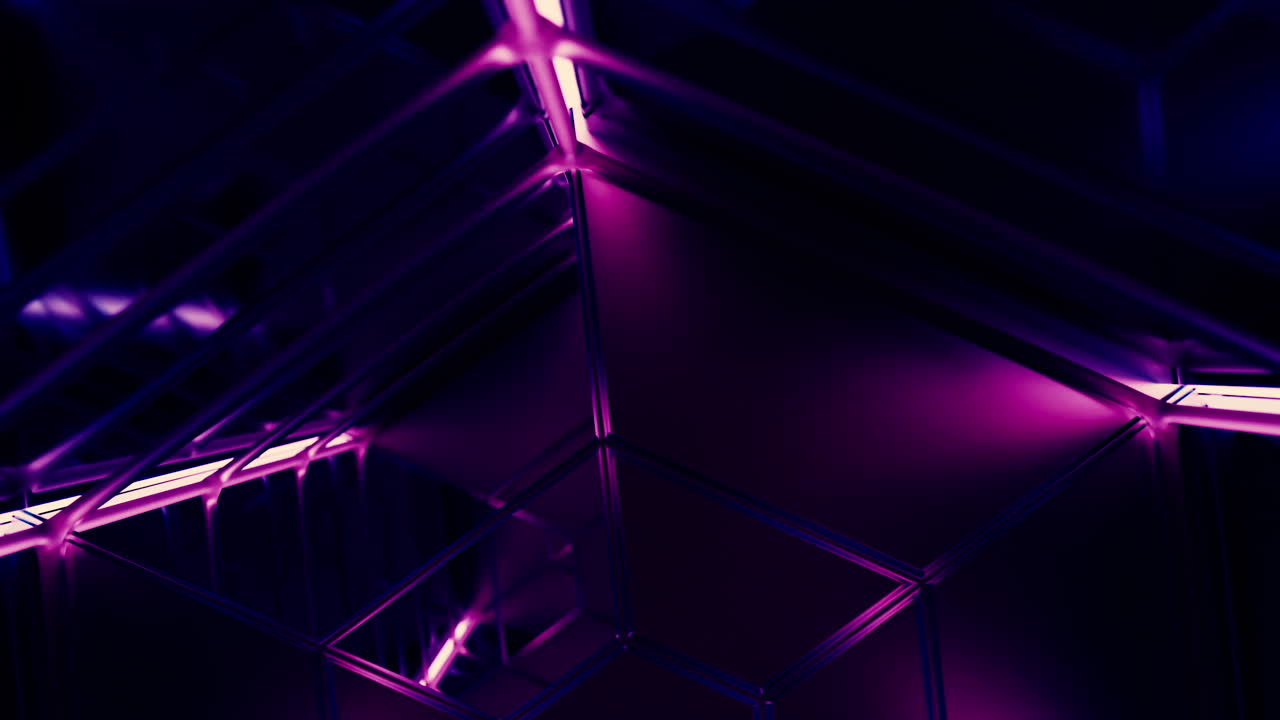 фиолетовая геометрическая абстрактная структура