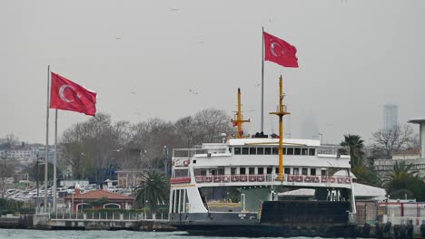 ferry in istanbul harbor