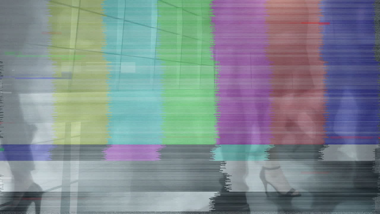 viajeros ocupados y oficinas modernas