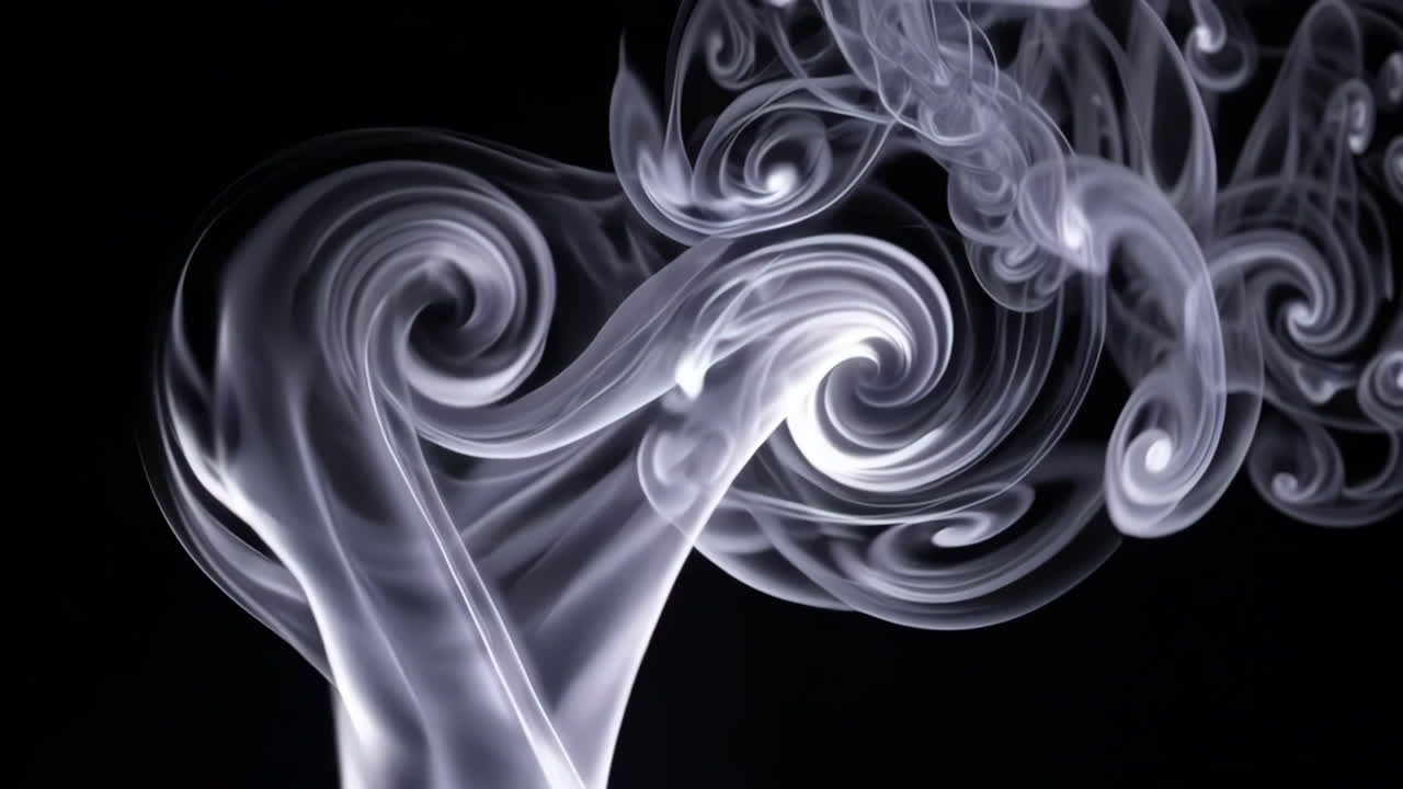 추상적인 연기 패턴