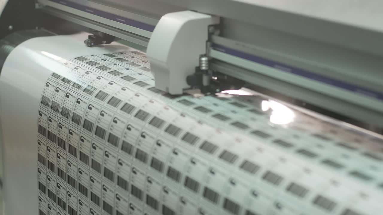 Polygraphy, laser cutting of sheets