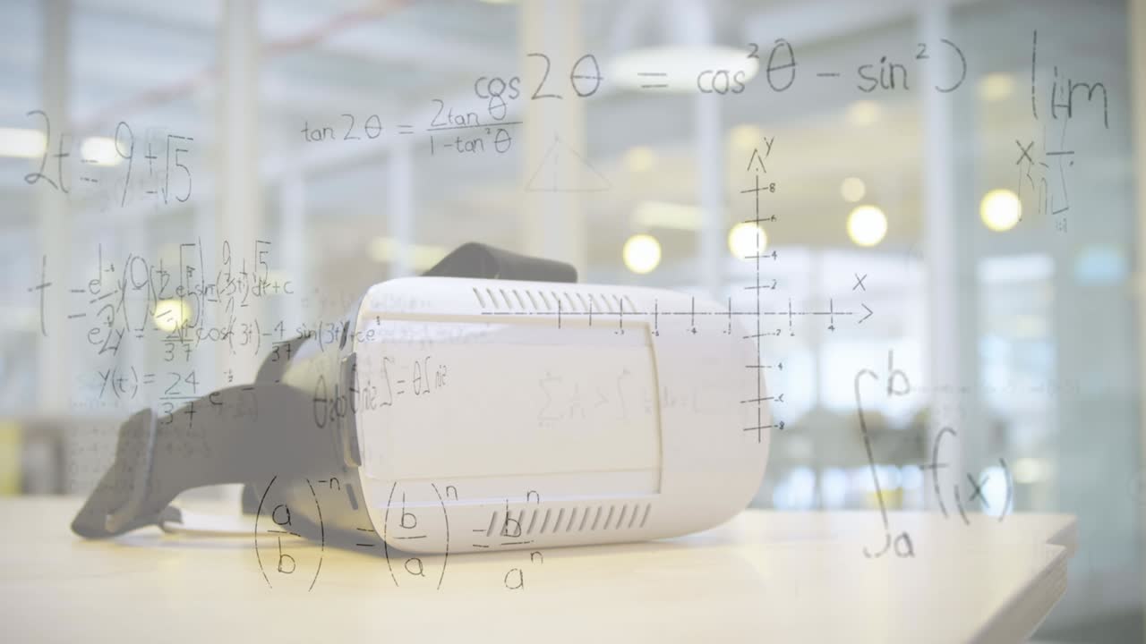 vr 헤드 ⁇ 을 통해 수학적 방정식의 애니메이션