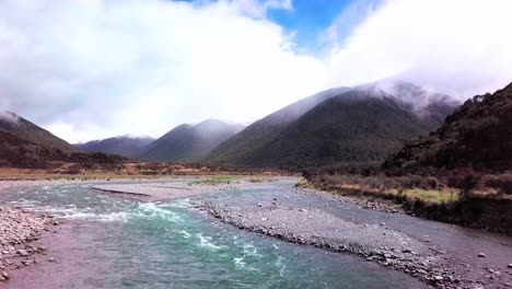 Luftaufnahme-Der-Landschaft-Des-Lewis-Pass-In-Neuseeland