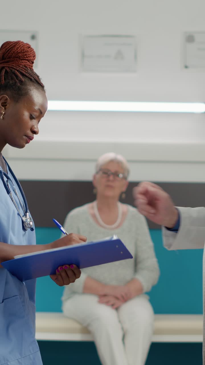 Medical Consultation with Doctor and Nurse