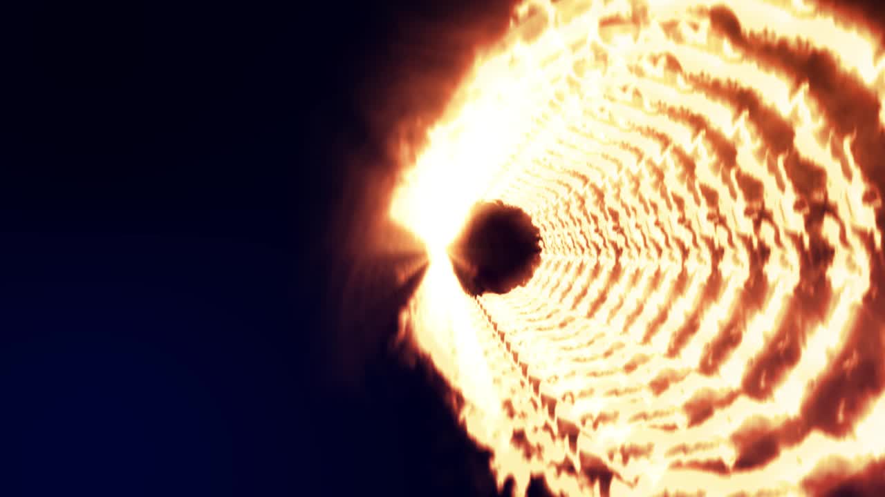 animación de túnel de círculo 3d gráficos de movimiento