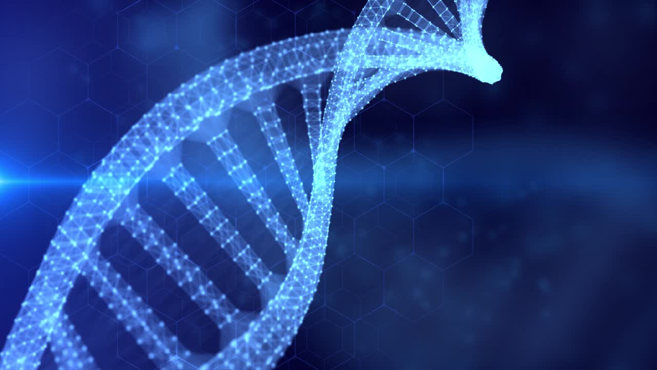 Abstract random digits plexus DNA molecule Digital Seamless Loop Aniamtion Background