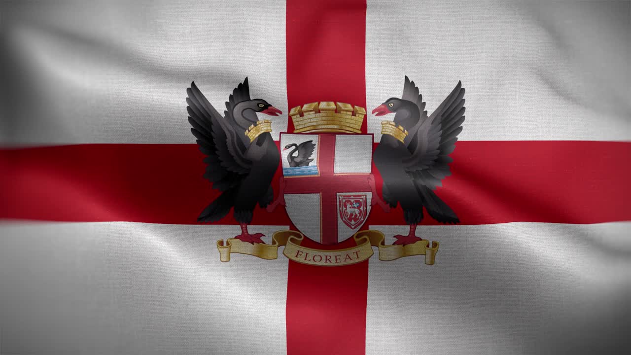 퍼스 오스트레일리아 발 루프 배경 4k