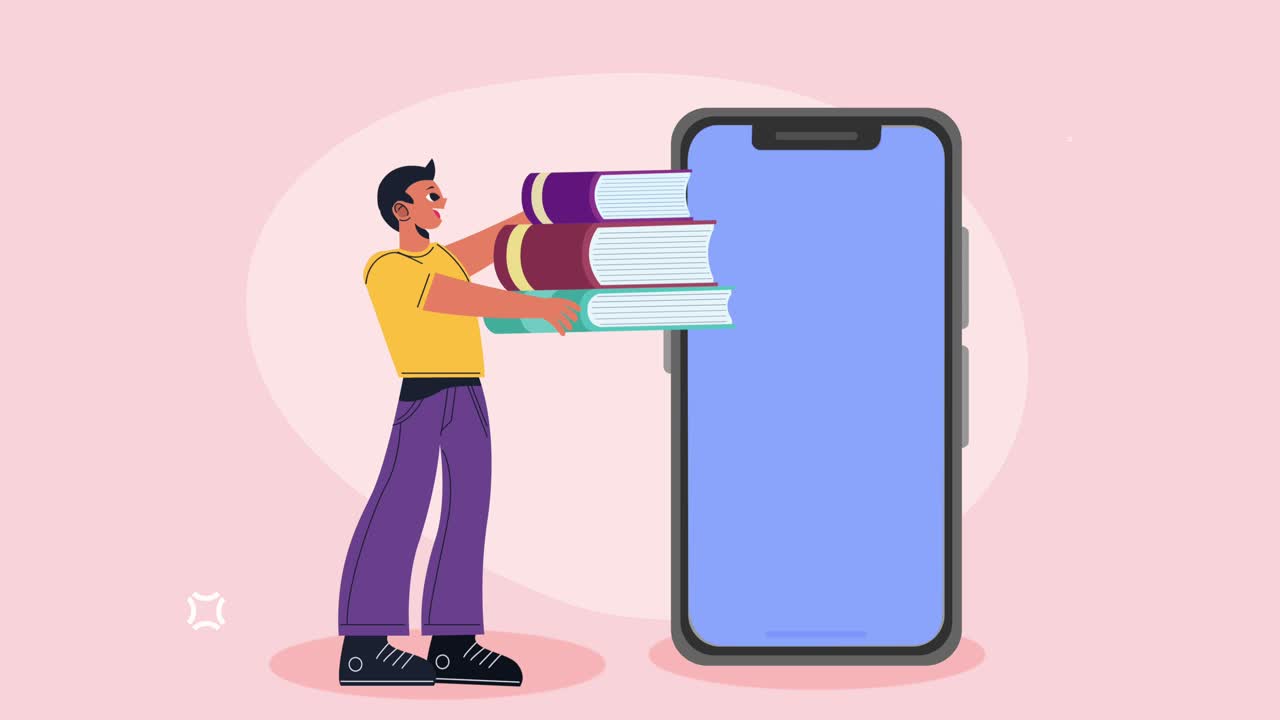 user with smartphone device technology