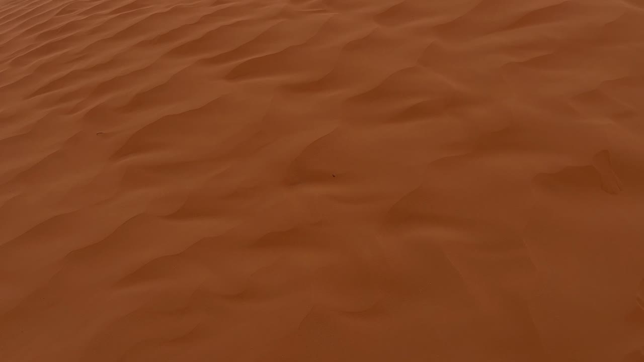 바람이 불고 구름이 많은 날 사하라 사막의 모래 언덕 위를 날아다니는  ⁇ 은 모래