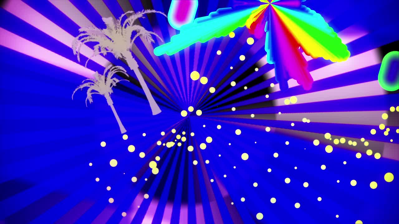 음악 스트럼 빈티지 vj 루프