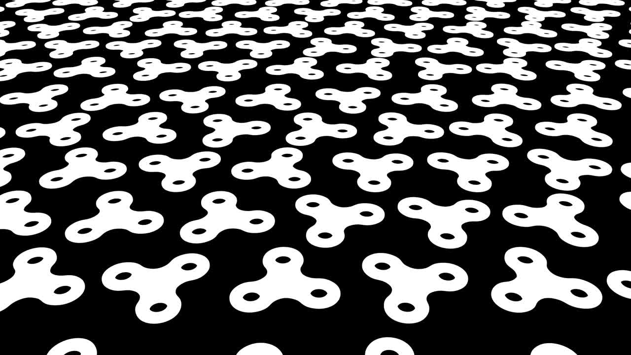 Fidget spinners rotating loop with alpha mask