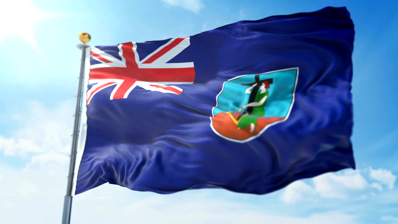 몬테세라트 발의 3d 렌더링 영상