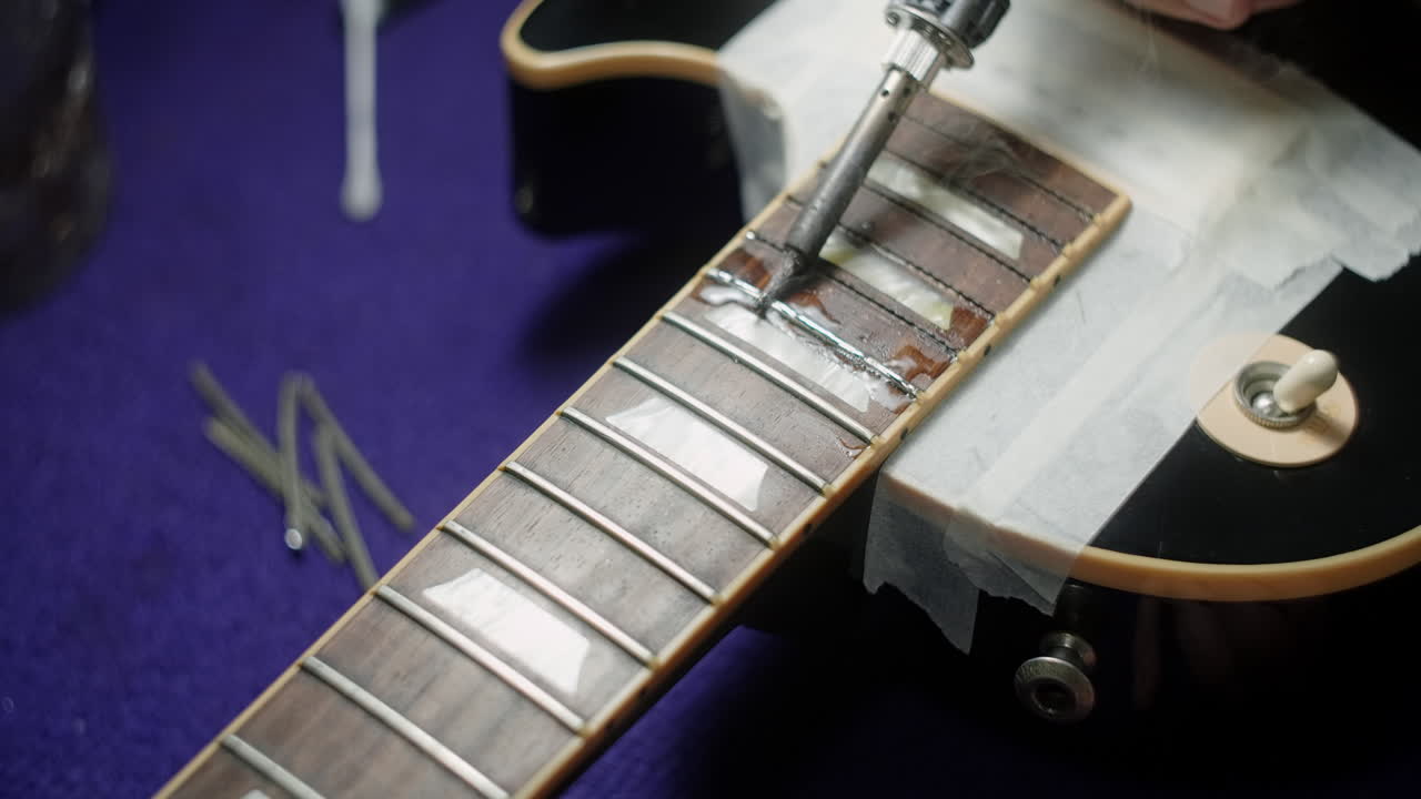 Repairing an Electric Guitar Neck