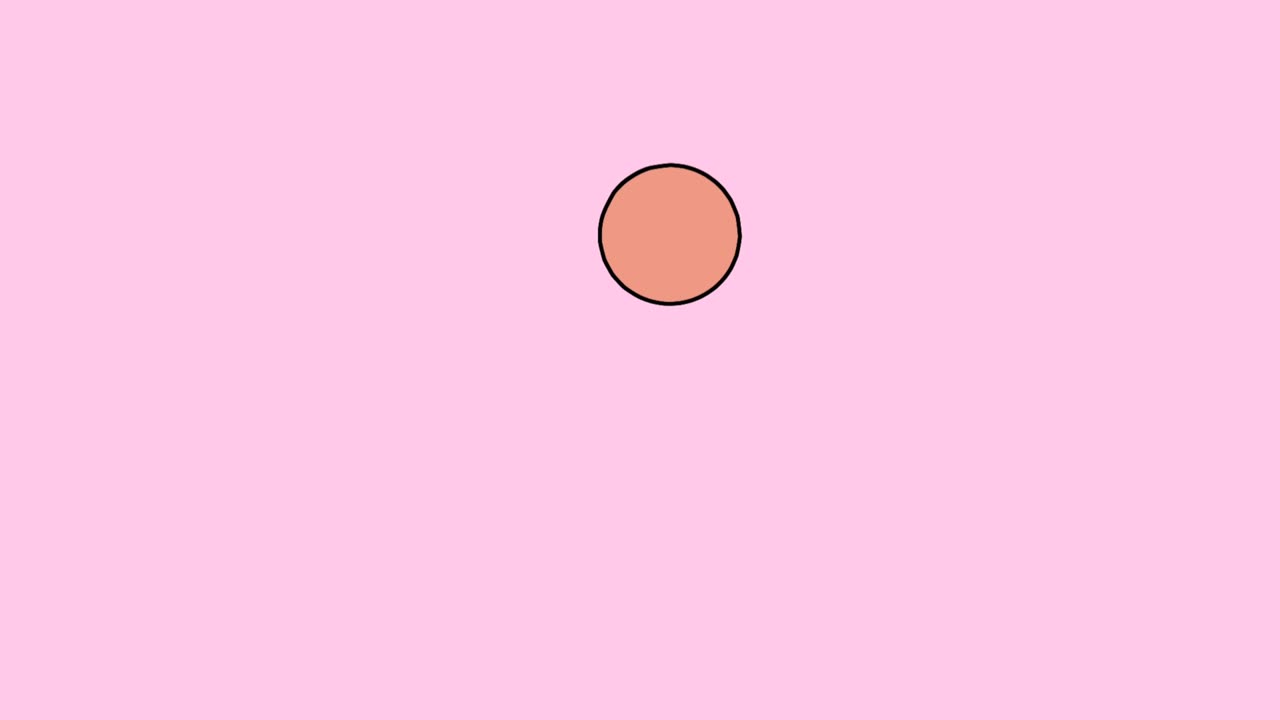 Animated video of red bouncing balls