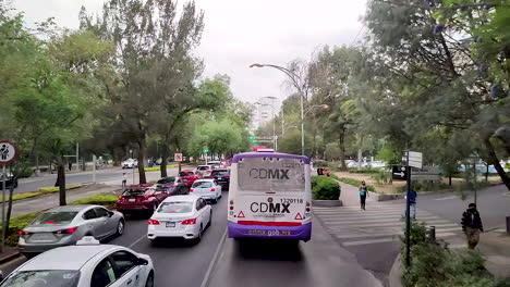 Timelapse-En-La-Zona-De-Polanzo-En-La-Ciudad-De-Mexico