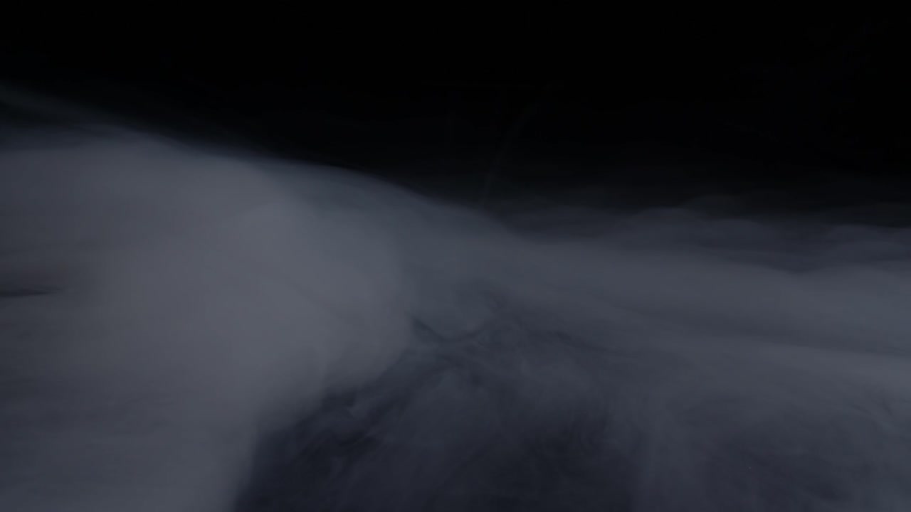 White Steam Smoke Rotating On The Atmosphare, Fog Lake