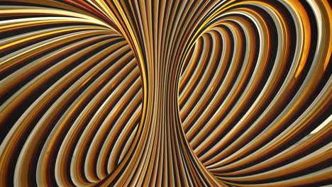 el fondo de líneas giratorias abstractas. diseño de movimiento 4k