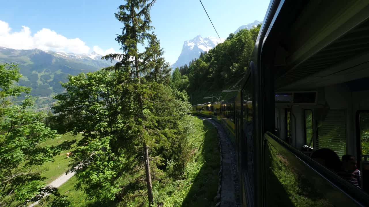 Train Ride to Jungfraujoch - Top of Europe in 4K