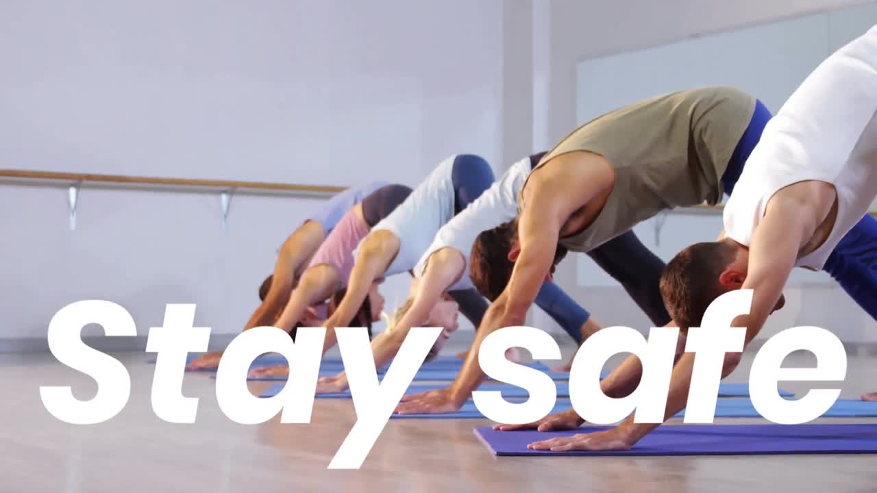 운동 하는 사람 들 에게 안전 한 문자 를 보내십시오