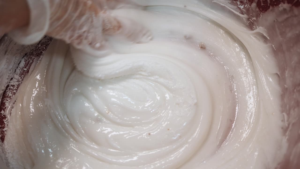 mezcla de pasteles blancos y dulces