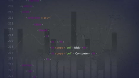 Animación-Del-Procesamiento-De-Datos-Sobre-Fondo-Gris