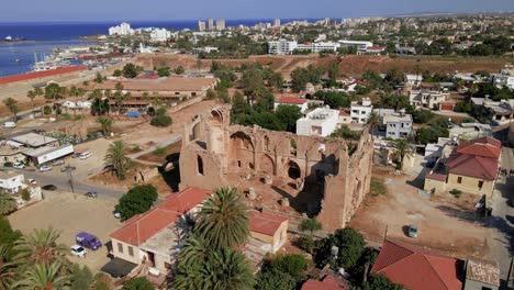 lala mustafa pasha camii mosque which is old cathedral in famagusta north cyprus