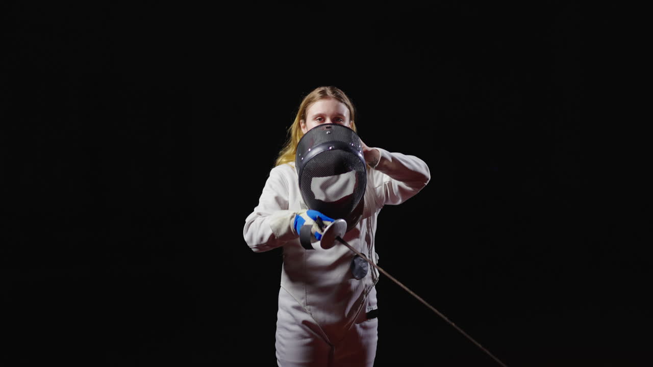 여자 펜싱 선수