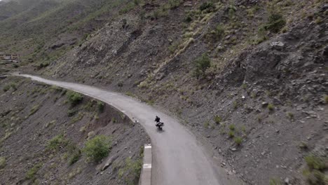 drone video of "follow me" shot on sh25 on an 800 cc trail bike, adventure bike