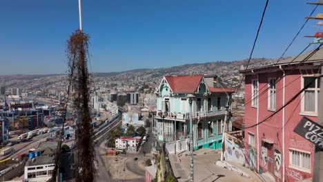chile valparaiso beach sea foam, morning drone view