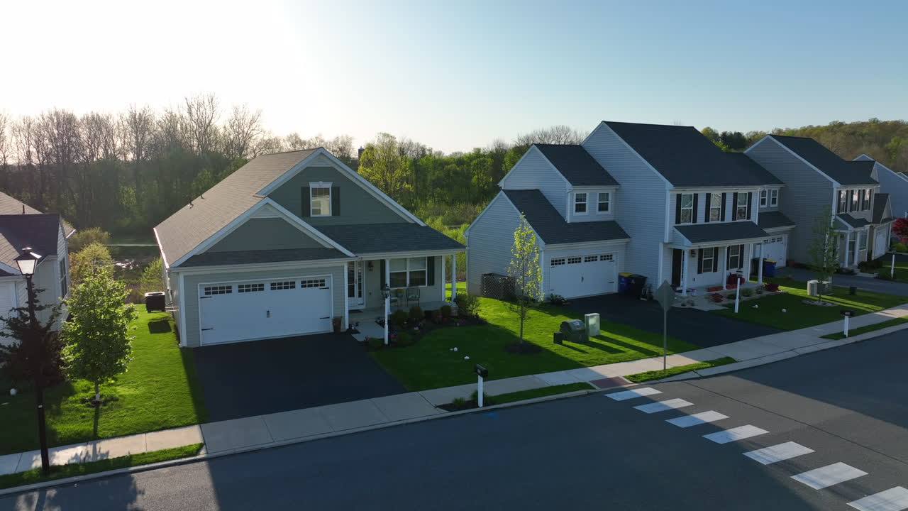 New American houses in development