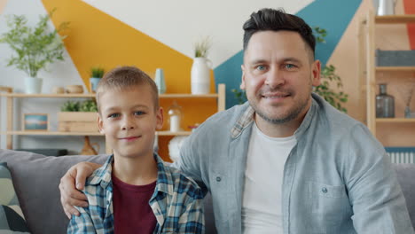 father and son portrait