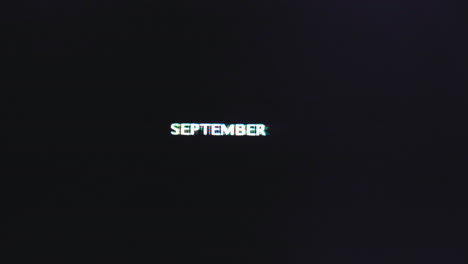 September-Intro-Text-Glitch-Pixelsortierungseffekt-Auf-Dunklem,-Geheimnisvollem-Hintergrund